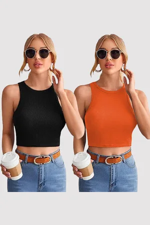 Mast & Harbour Cotton Crop Top
