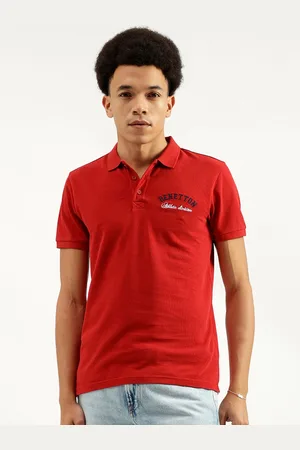 Benetton Polo Collar Pure Cotton Regular Fit T-shirt