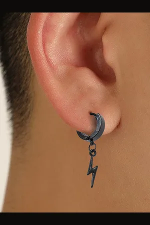 Krelin Men Stainless Steel Classic Drop Earring