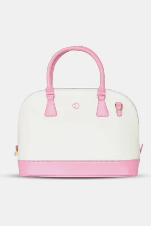 Caprese Colourblocked Leather Structured Handheld Bag