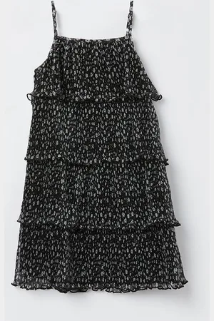 Lifestyle Girls Floral Printed A-Line Dress