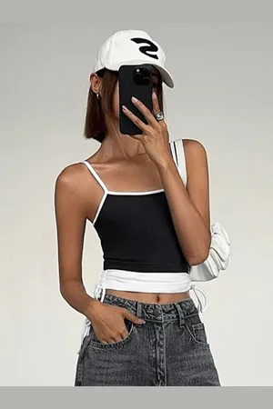 Stylecast Twisted Tank Crop Top