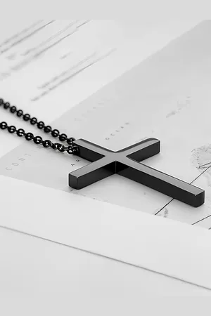 KARISHMA KREATIONS Unisex Jesus Cross Pendant With Chain