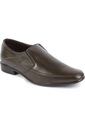 FAUSTO Men Round Toe Formal Slip-On Shoes