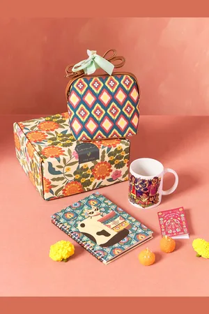Chumbak Set of 4 Teal Cute Things Gift Set
