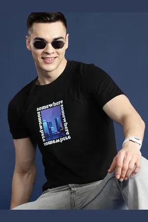 Mast & Harbour Men Graphic Printed Regular Fit T-shirt