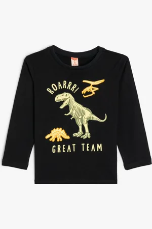 Koton Boys Graphic Printed Round Neck Cotton T-Shirt