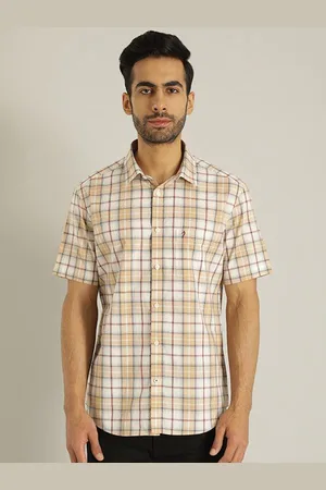 Indian Terrain Men Slim Fit Tartan Checks Opaque Checked Casual Shirt