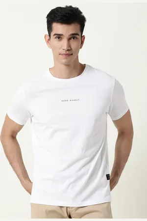 RARE RABBIT Men Rings-4 Slim Fit Solid Polo Collar T-Shirt