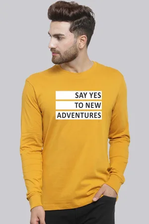 Friskers Typography Printed Pure Cotton Slim Fit T-shirt