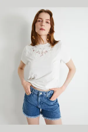 Koton Women Solid T-shirt