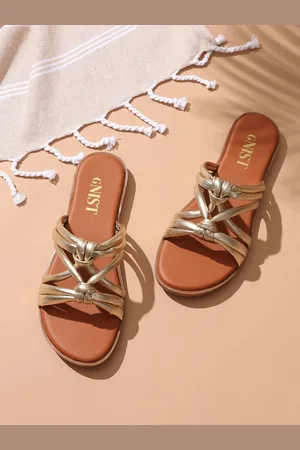 GNIST Women Open Toe Flats