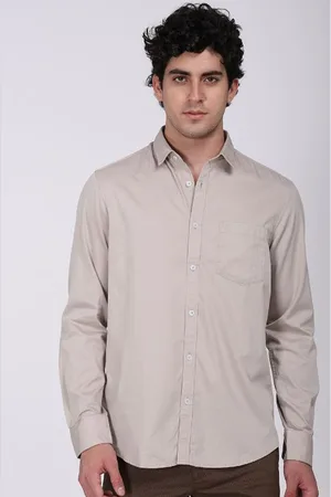 Indian Terrain Men Classic Slim Fit Opaque Casual Shirt