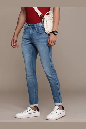 WROGN Men Skinny Fit Light Fade Stretchable Mid-Rise Jeans