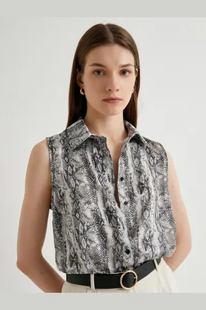 Koton Women Opaque Animal Printed Casual Shirt