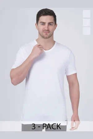 Columbia Pack Of 3 V-Neck Classic Fit Pure Cotton T-shirts