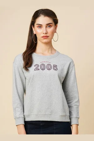 Chemistry Typography Printed Drop Shoulder Sleeves Sweatshirt