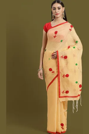 HOUSE OF ARLI Floral Embroidered Saree