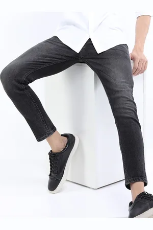 Ketch Men Charcoal Skinny Fit Light Fade Cotton Stretchable Jeans