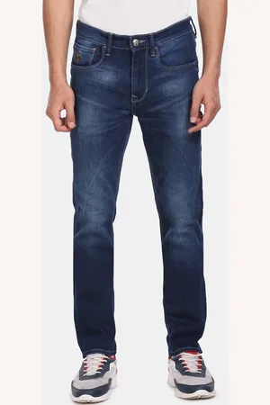 Ralph Lauren Men Blue Slim Fit Mid-Rise Clean Look Stretchable Jeans