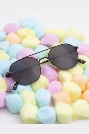 Ted Smith Unisex Aviator Sunglasses with Polarised and UV Protected Lens SUN-JARIES_C3
