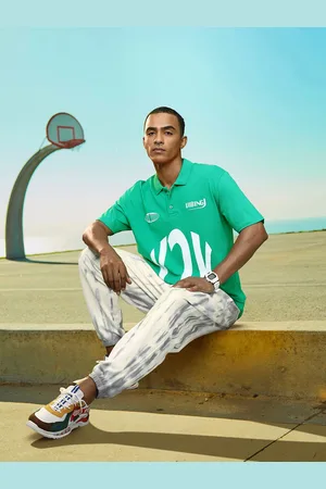Kook N Keech Typography Printed Polo Collar Pure Cotton Oversize T-shirt