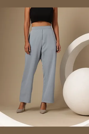 Chemistry Women Mid-Rise Flared Fit Parallel Trousers