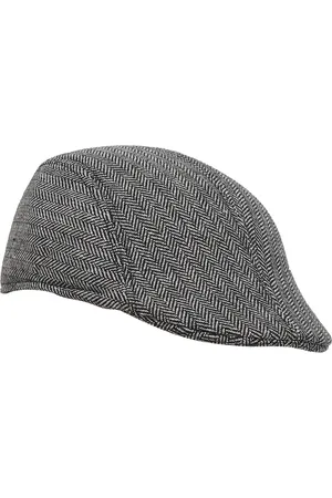 FabSeasons Unisex Grey Self Design Ascot Cap