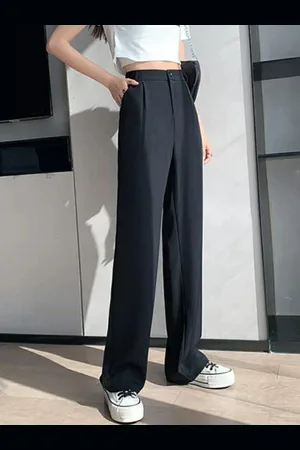 Broadstar Women Pleated Korean Pants