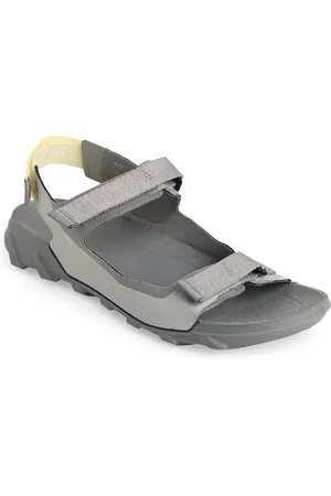 Ecco Womens Amphibian Concrete Textile Regular Sandals