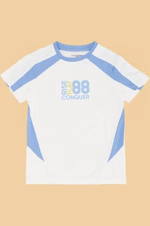 Pantaloons Boys Typography Printed Round Neck T-shirt
