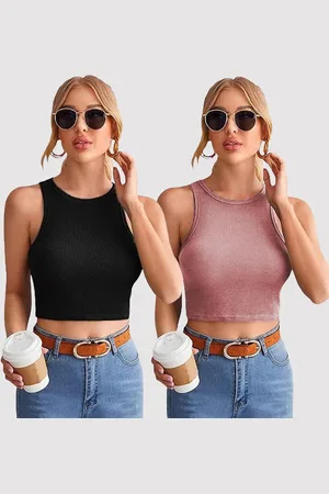 Mast & Harbour Cotton Crop Top