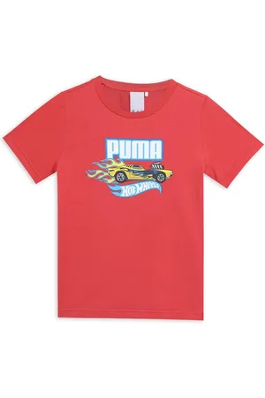 PUMA X Hot Wheels Boys Graphic Cotton Tee
