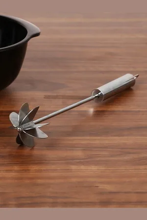 Home Centre Silver-Toned Solid Stainless Steel Hand Mixer