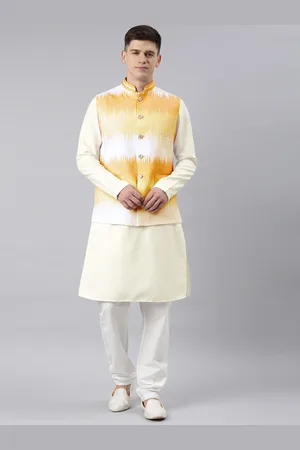 TheEthnic.Co Geometric Printed Nehru Jacket