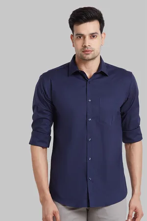 Park Avenue Spread Collar Slim Fit Casual Shirt