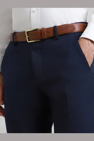 Simon Carter Men Textured Leather Formal Belt