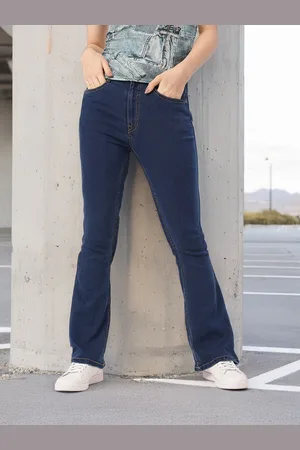 DressBerry Women Retro Street Bootcut Jeans
