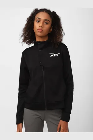 Reebok Women Logo Printed Sporty Jacket