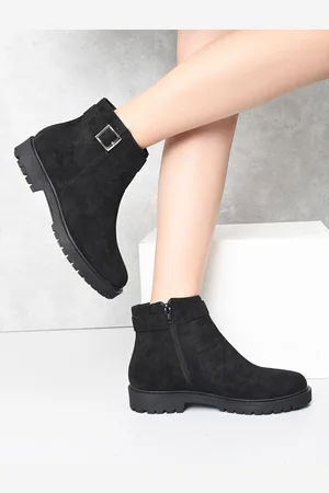 San Frissco Women High-Top Block-Heeled Regular Boots