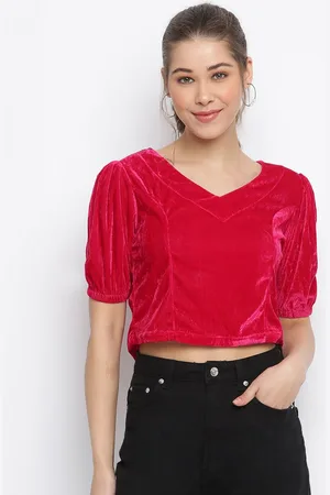 DressBerry Women Solid V-Neck Top