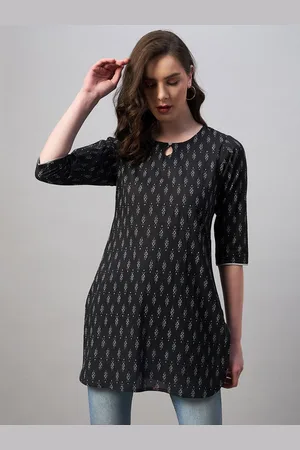 Azira Ethnic Motifs Printed Pure Cotton Kurti