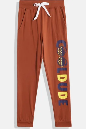 Eteenz Boys Premium Cotton Typography Printed Joggers