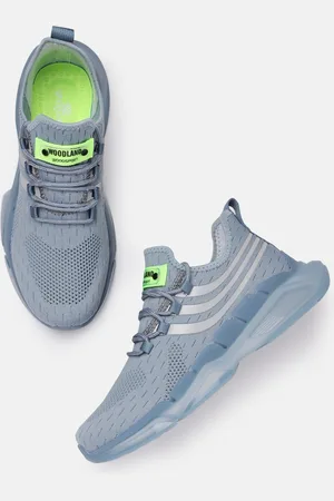 Woodland Men Mesh Woven Design Running Shoes