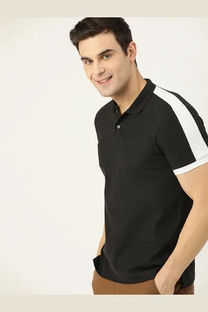 Mast & Harbour Men Solid Polo Collar T-shirt