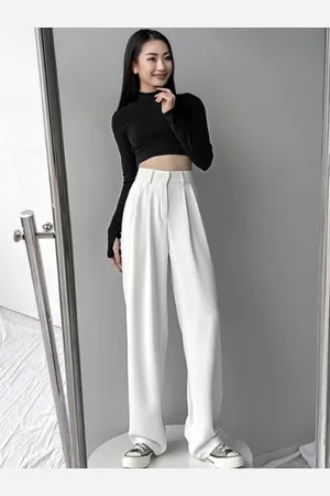 Stylecast Women Casual High-Rise Parallel Trousers