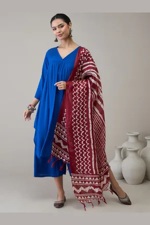 InWeave Women Regular Kurta with Palazzos & With Dupatta