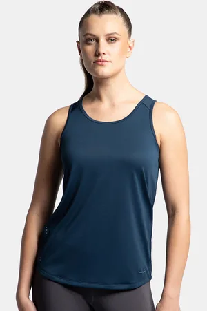Jockey Microfiber Fabric Graphic Printed Tank Top With Breathable Mesh-MW33