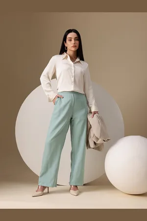 Chemistry Women Wide Leg Casual Trousers