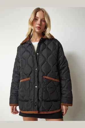 Happiness istanbul Women Longline Quilted Jacket